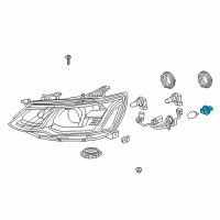 OEM Chevrolet Cruze Socket Diagram - 95291965