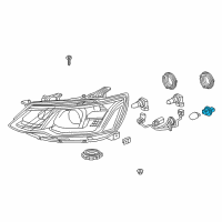 OEM 2013 Chevrolet Cruze Socket Diagram - 95291965