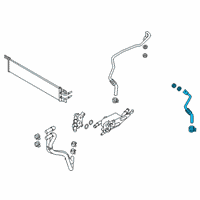 OEM 2022 Ford Escape Return Tube Diagram - JX6Z-7C410-H