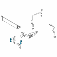 OEM 2022 Ford Escape Inlet Tube Clamp Diagram - 8C2Z-7C107-B