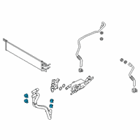 OEM 2020 Ford Escape Inlet Tube Clamp Diagram - 8C2Z-7C107-B