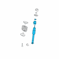 OEM 2007 Cadillac DTS Shock Absorber Diagram - 19300025