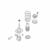 OEM Nissan Cube Nut Diagram - 54588-ED00A