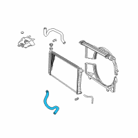 OEM 2001 Chevrolet Express 1500 Lower Hose Diagram - 15072792