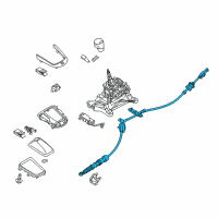 OEM Scion iA Shift Control Cable Diagram - 33820-WB002