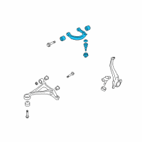 OEM 2008 Hyundai Azera Arm Assembly-Front Upper, RH Diagram - 54420-3F601