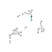 OEM Kia Amanti Ball Joint-Assembly Diagram - 544303F600