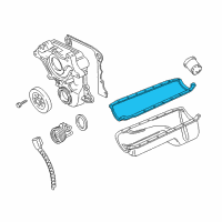OEM 1993 Dodge B350 Gasket-Oil Pan Diagram - 53005650