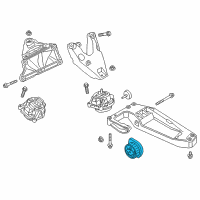 OEM BMW X4 Automatic Transmission Mount Diagram - 22-31-6-850-468