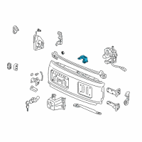 OEM 1999 Honda CR-V Lock Assembly, Glass Hatch Diagram - 74810-S10-013