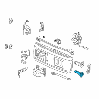 OEM 1998 Honda CR-V Hinge, Gate (Lower/Lower) Diagram - 68735-S10-020ZZ