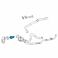 OEM Toyota Corolla iM Thermostat Diagram - 90916-A3004