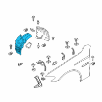 OEM BMW M5 Cover, Wheel Arch, Frontsection, Front Left Diagram - 51-71-7-903-883