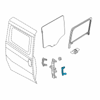 OEM 2021 Ram ProMaster City Channel-Glass Run Diagram - 68340340AA