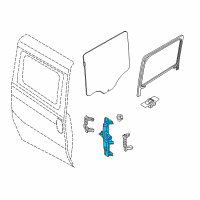 OEM 2021 Ram ProMaster City Sliding Door Window Regulator Right Diagram - 68268805AA