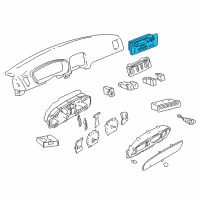 OEM Hyundai Control Assembly-Heater Diagram - 97250-39250-JU