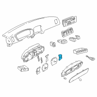 OEM 2002 Hyundai XG350 Gauge Assembly-Fuel Diagram - 94410-39050