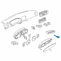 OEM 2002 Hyundai XG350 Switch Assembly-Trunk Lid & Fuel Filler Diagram - 93555-39010-LK