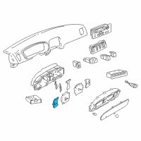 OEM 2002 Hyundai XG350 Gauge Assembly-Temperature Diagram - 94420-39010