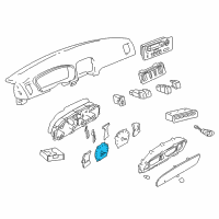 OEM Hyundai XG350 Tachometer Assembly Diagram - 94220-39000