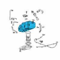 OEM 2019 Chevrolet Express 3500 Fuel Tank Diagram - 84360115