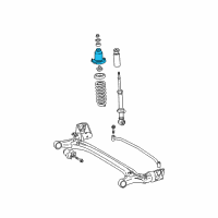 OEM 2006 Toyota Corolla Upper Bracket Diagram - 48403-32010