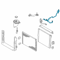 OEM 2014 BMW X5 Line, Heating-Expansion Tank-Pump Diagram - 17-12-7-648-187