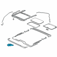 OEM 2020 Honda Civic Motor Assy, Sunroo Diagram - 70450-TBA-A01