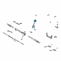 OEM Toyota MR2 Spyder Valve Assy, Power Steering Control Diagram - 44210-17080