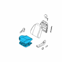 OEM 2004 Chevrolet Aveo Cushion Asm, Front Seat Diagram - 96460982