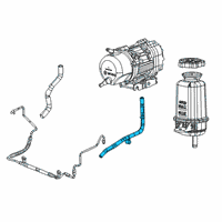 OEM 2020 Jeep Gladiator Line-Power Steering Return Diagram - 68436627AA