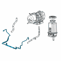 OEM 2020 Jeep Wrangler Power Steering Pressure Diagram - 68247932AE