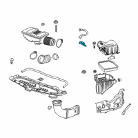 OEM 2021 Chevrolet Tahoe Mass Air Flow Sensor Diagram - 12671620