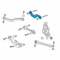 OEM 2022 Cadillac XT6 Lateral Bar Diagram - 84817026