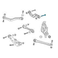 OEM Cadillac XT5 Shock Lower Bolt Diagram - 11610917