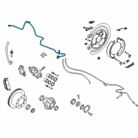 OEM 2003 Dodge Ram 2500 TUBE/HOSE-Brake Diagram - 52121635AF