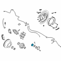 OEM Dodge Ram 1500 Wheel Bearing Diagram - 5086772AA