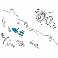 OEM Dodge Ram 1500 CALIPER-Disc Brake Diagram - 5104759AA