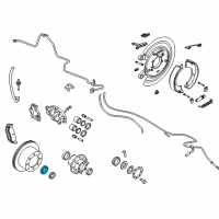 OEM Ram Seal-Wheel Bearing Diagram - 5086983AA