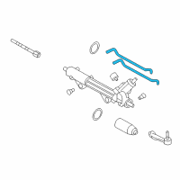 OEM 2004 Lincoln LS Tube Diagram - 3W4Z-3A714-AA