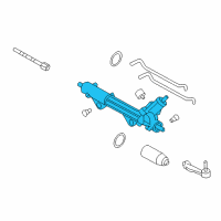 OEM Ford Thunderbird Gear Assembly Diagram - 5W6Z-3504-A