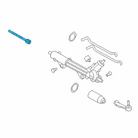 OEM Ford Thunderbird Inner Tie Rod Diagram - 3W4Z-3280-AA