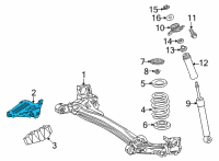 OEM Toyota Corolla Cross Mount Bracket Diagram - 48717-0A040