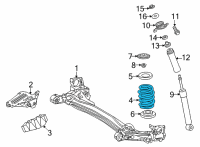 OEM 2022 Toyota Corolla Cross Spring Diagram - 48231-0A100