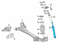 OEM 2022 Toyota Corolla Cross Shock Diagram - 48530-8Z168