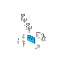 OEM 2007 Jeep Wrangler Engine Control Module/Ecu/Ecm/Pcm Diagram - 5094149AF