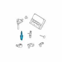 OEM 2008 Chrysler 300 Plug Diagram - 68303913AA