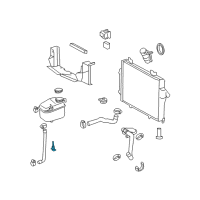 OEM 2004 Chrysler Crossfire Sensor-COOLANT Level Diagram - 5098768AA