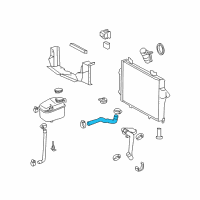 OEM 2007 Chrysler Crossfire Hose-Radiator Outlet Diagram - 5098024AA