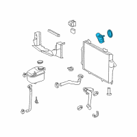 OEM Chrysler Crossfire THRMOSTAT-THERMOSTAT Diagram - 5098918AA